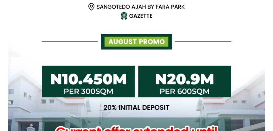 EDEN PALM, SANGOTEDO, AJAH